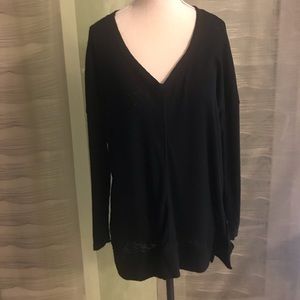 Black sweater top
